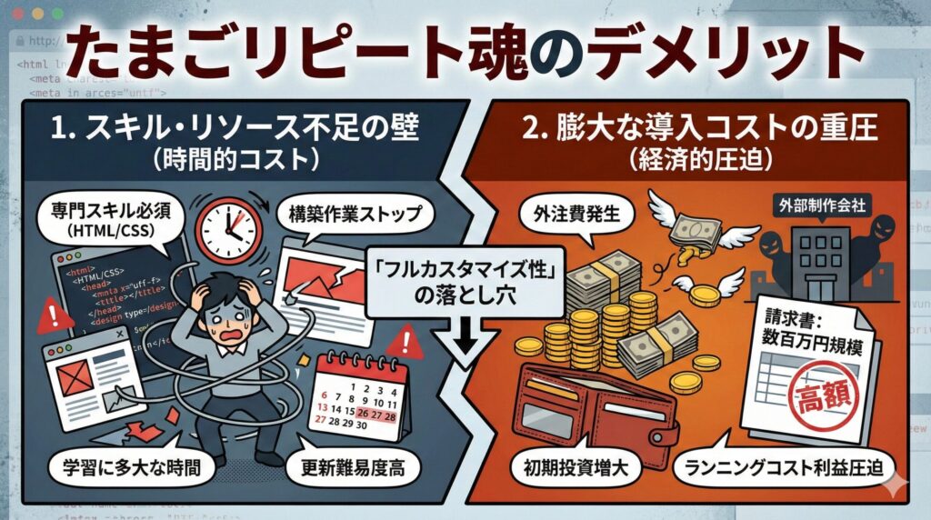 たまごリピート魂のデメリットとは