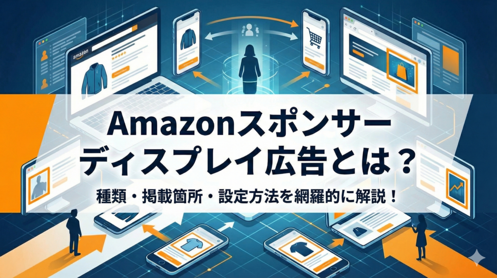 【2026年最新版】Amazonスポンサーディスプレイ広告とは？種類や掲載箇所、設定方法まで解説！