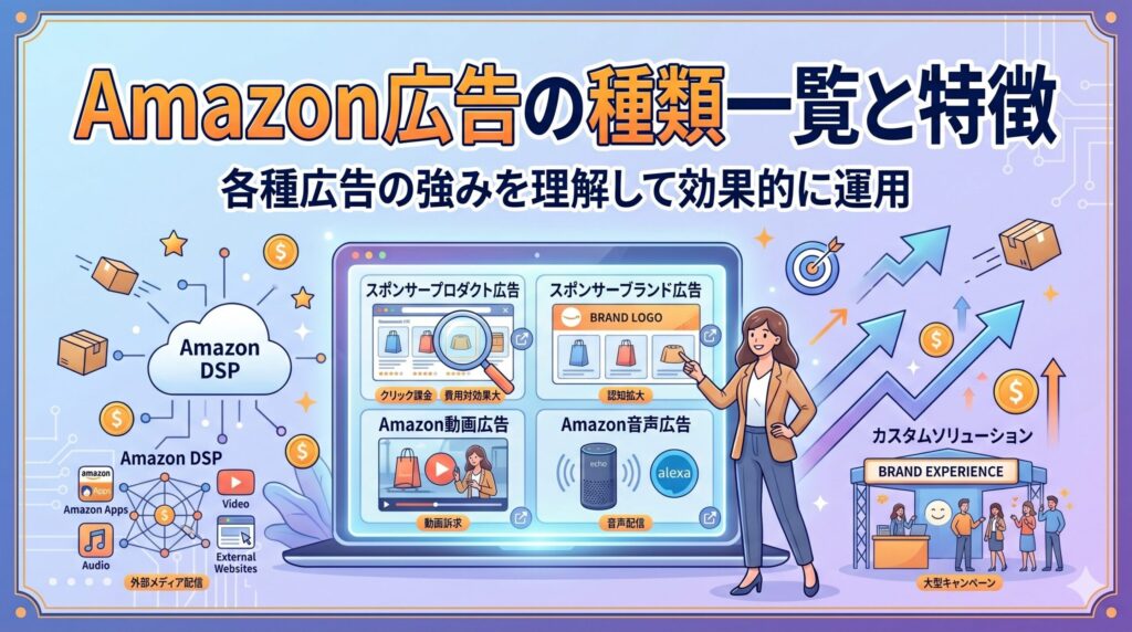 Amazon広告の種類一覧と特徴