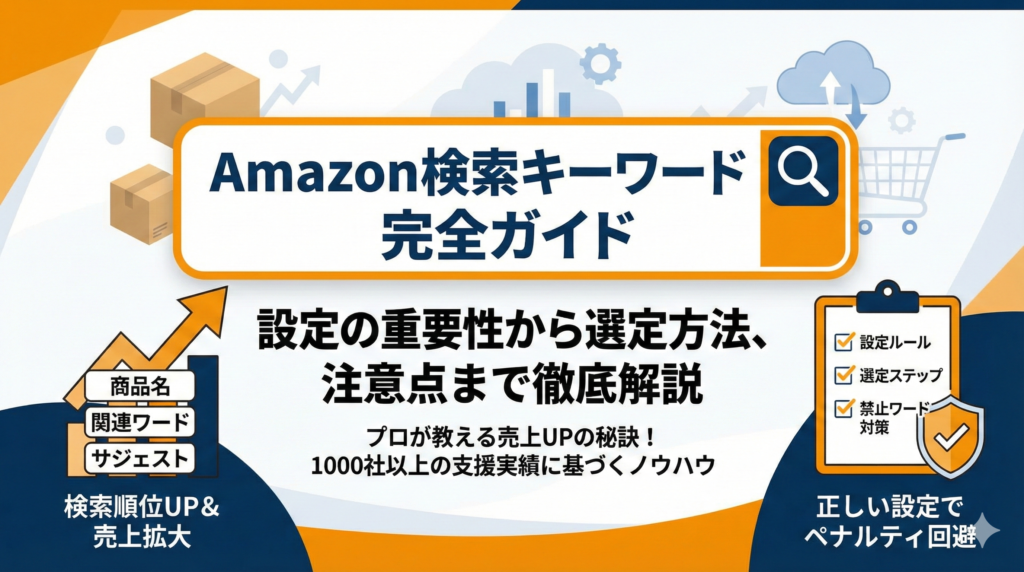 Amazon検索キーワードの完全ガイド！設定の重要性から選定方法、注意点まで徹底解説