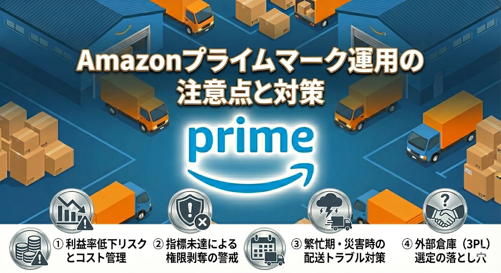 Amazonプライムマーク運用の注意点と対策