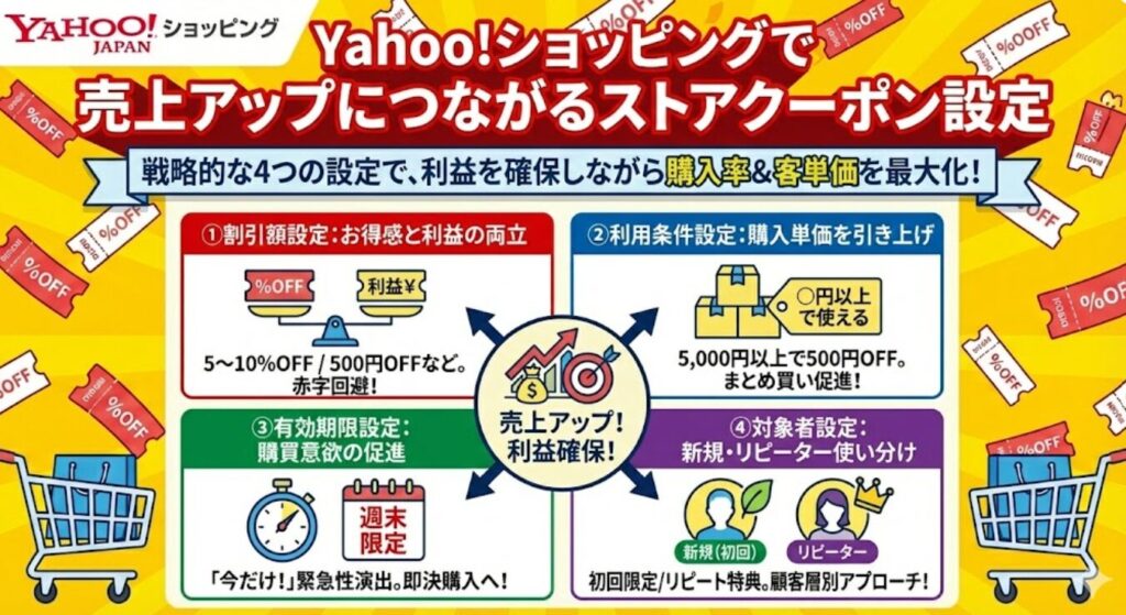 7.Yahoo!ショッピングで売上アップにつながるストアクーポン設定