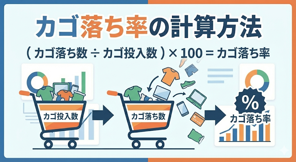 カゴ落ち率の計算方法