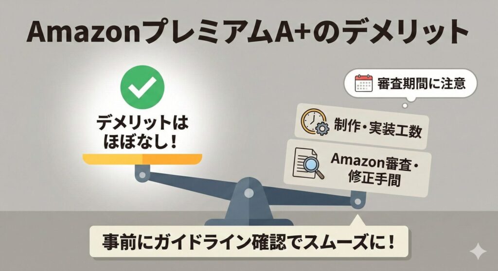 AmazonプレミアムA+のデメリットは？