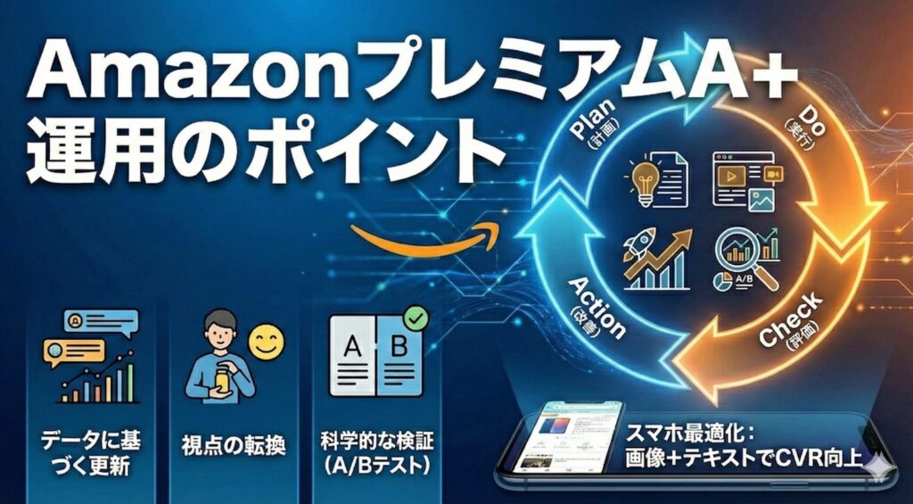 AmazonプレミアムA+運用のポイントとは？