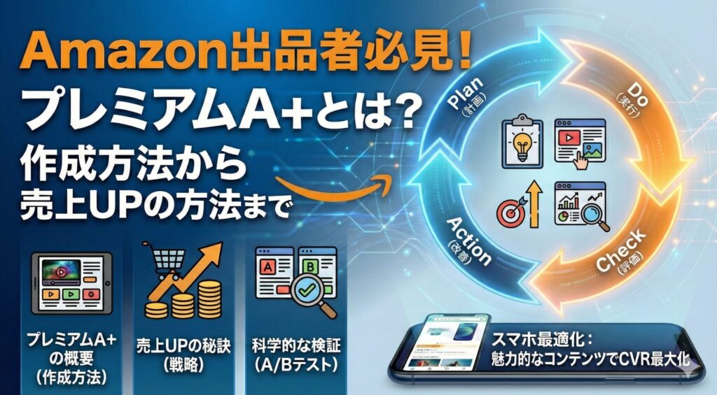 プレミアムA+とは？【Amazon出品者必見】作成方法から売上UPの方法まで徹底解説！