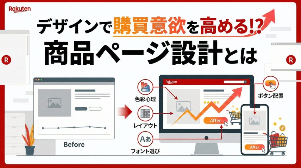 デザインで購買意欲を高める⁉商品ページ設計とは