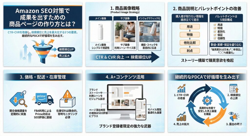 mazon SEO対策で成果を出すための商品ページの作り方とは？