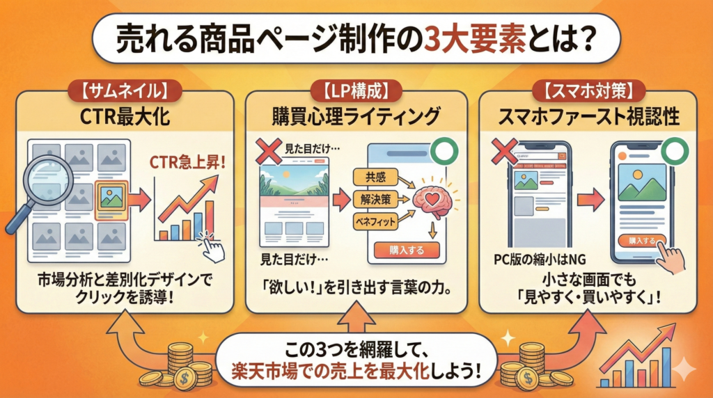 楽天市場の商品ページ制作にかかる料金・費用相場とは？