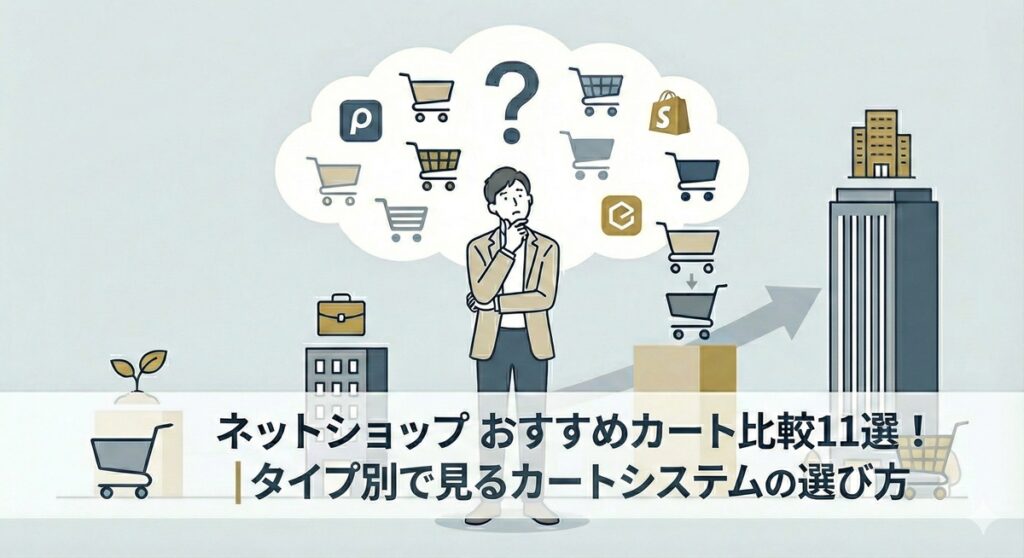 ネットショップ おすすめカート比較11選!　タイプ別で見るカートシステムの選び方