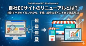 自社ECサイトのリニューアルとは？検討すべきタイミングから、手順、成功のポイントまで徹底解説