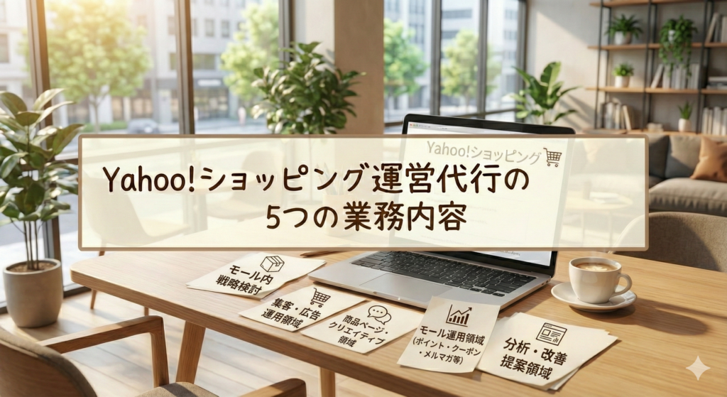 Yahoo!ショッピング運営代行の5つの業務内容