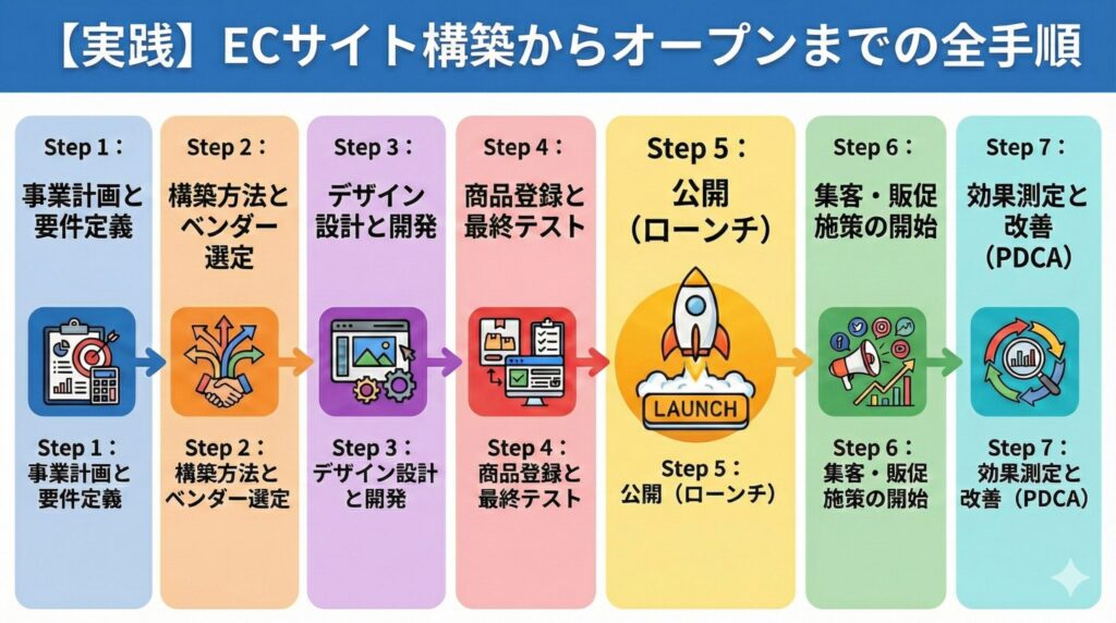 【実践】ECサイト構築からオープンまでの全手順
