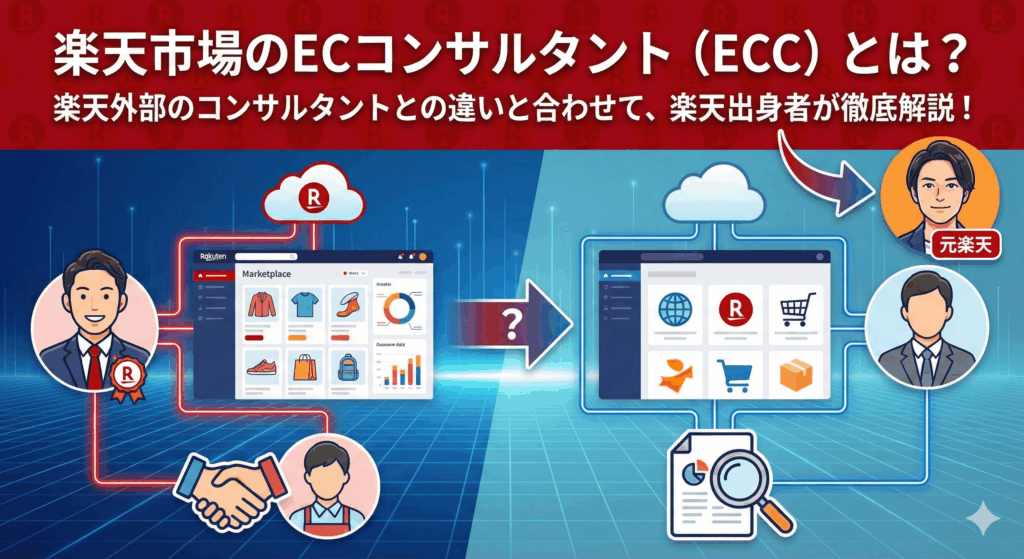 楽天市場のECコンサルタント（ECC）とは？楽天外部のコンサルタントとの違いと合わせて、楽天出身者が徹底解説！