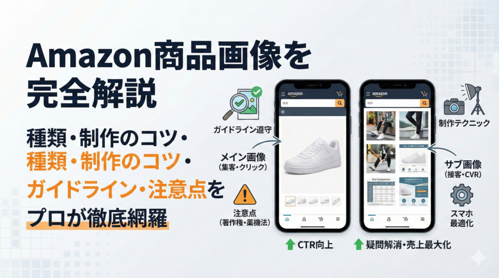 Amazon商品画像を完全解説｜商品画像の種類や制作のコツ、ガイドラインから注意点をプロが徹底網羅