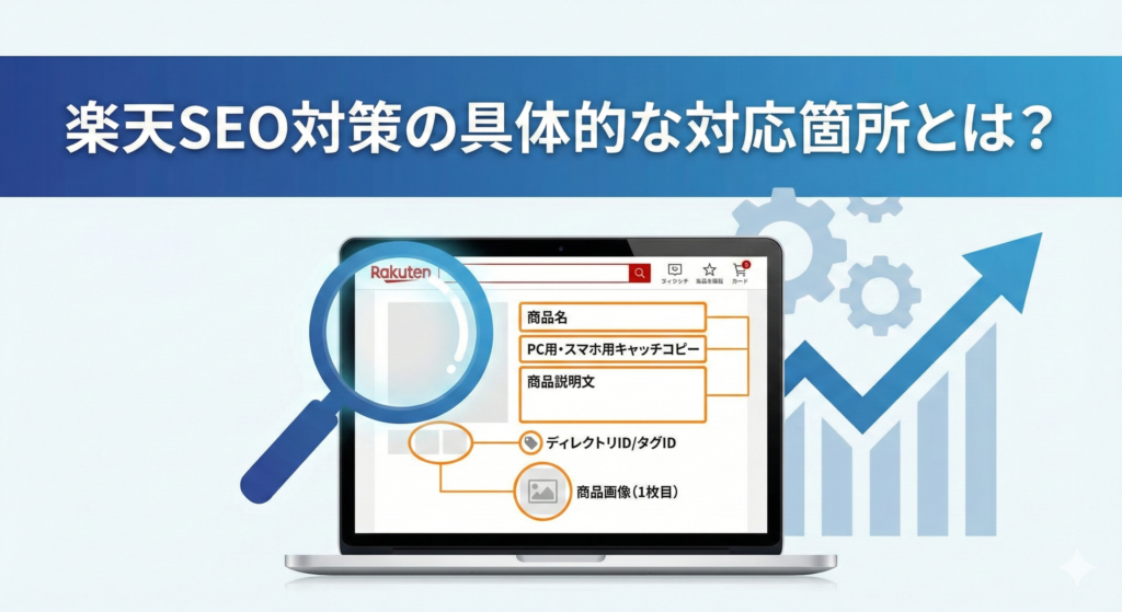 楽天SEO対策の具体的な対応箇所とは？