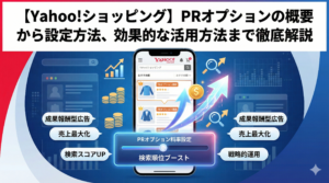 【Yahoo!ショッピング】PRオプションの概要から設定方法、効果的な活用方法まで徹底解説