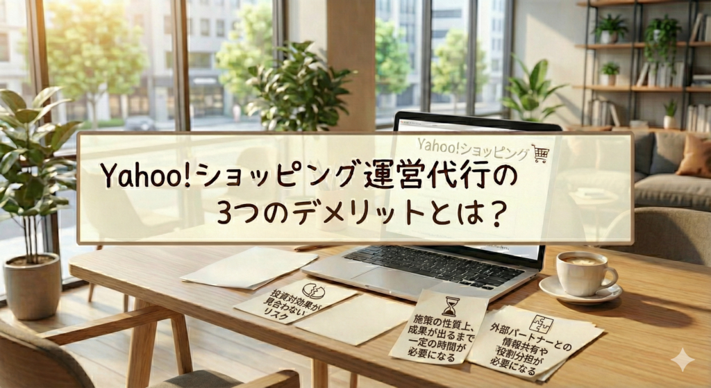 Yahoo!ショッピング運営代行の3つのデメリット