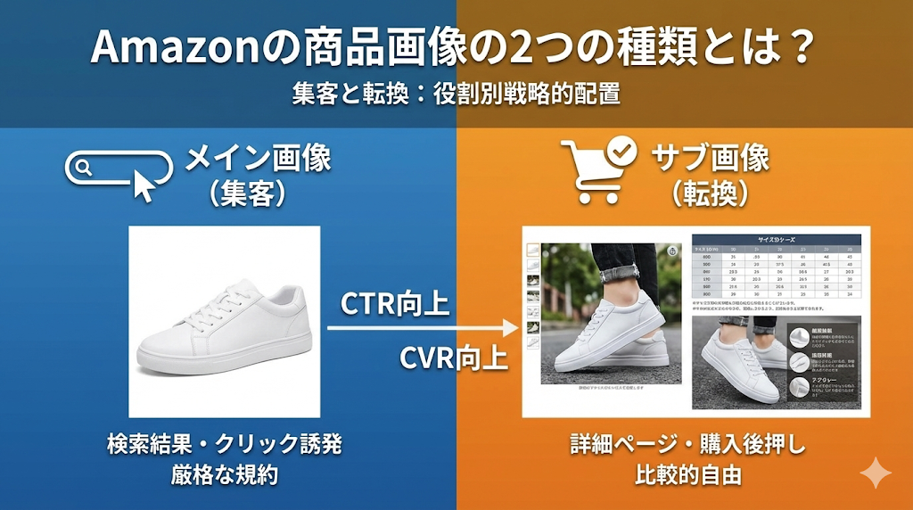 Amazonの商品画像の2つの種類とは?