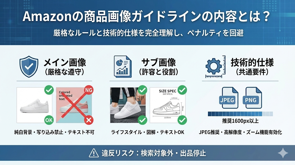 Amazonの商品画像ガイドラインの内容とは?