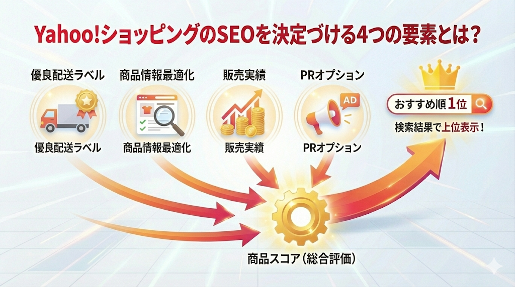 Yahoo!ショッピングのSEOを決定づける4つの要素とは？