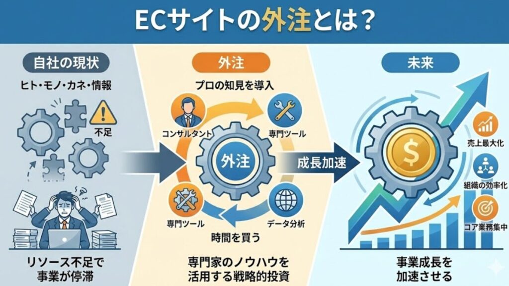 ECサイトの外注とは？