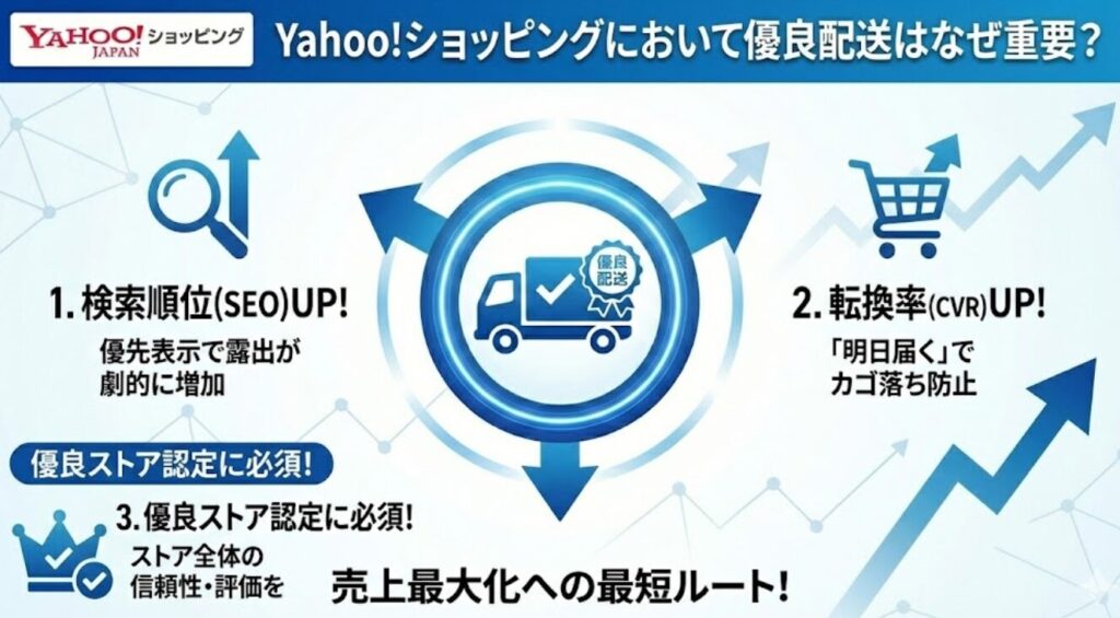 Yahoo!ショッピングにおいて優良配送はなぜ重要？