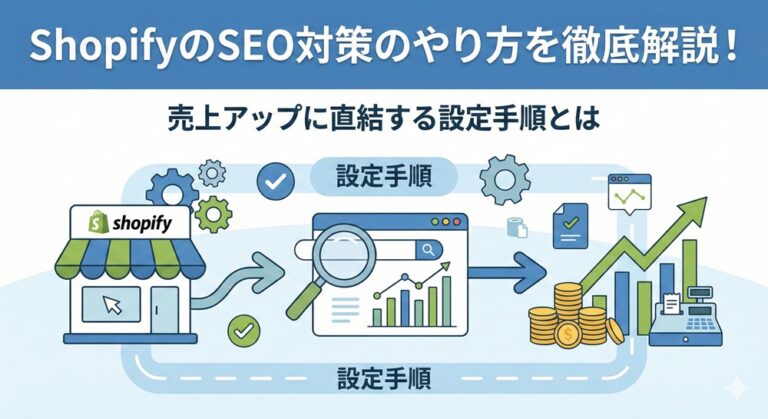 完全版】ShopifyのSEO対策のやり方を徹底解説！売上アップに直結する