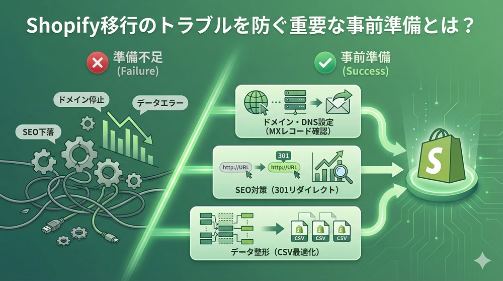 Shopify移行のトラブルを防ぐ重要な事前準備とは?