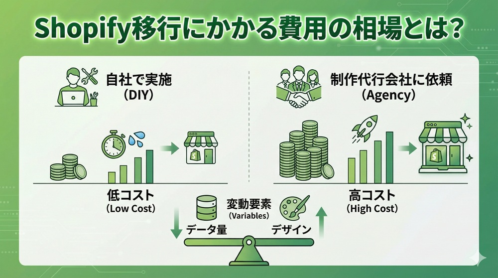 Shopify移行にかかる費用の相場とは?