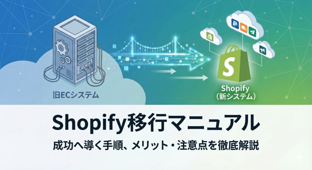 【Shopify移行マニュアル】手順やデータ引き継ぎの注意点を徹底解説