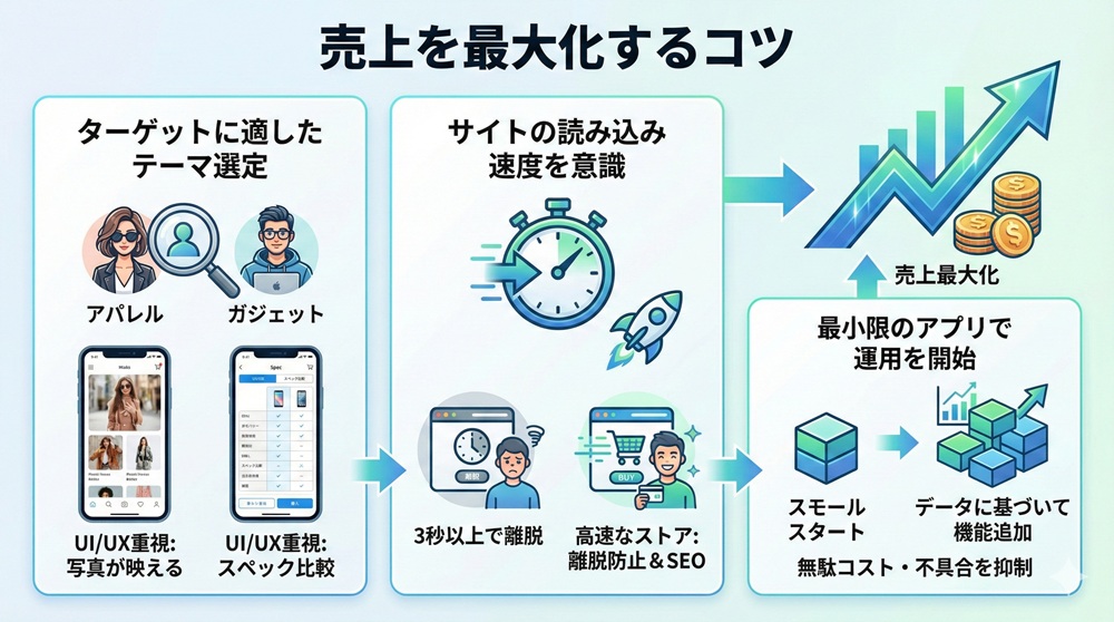 Shopify構築の手順を成功させ売上を最大化するコツとは?