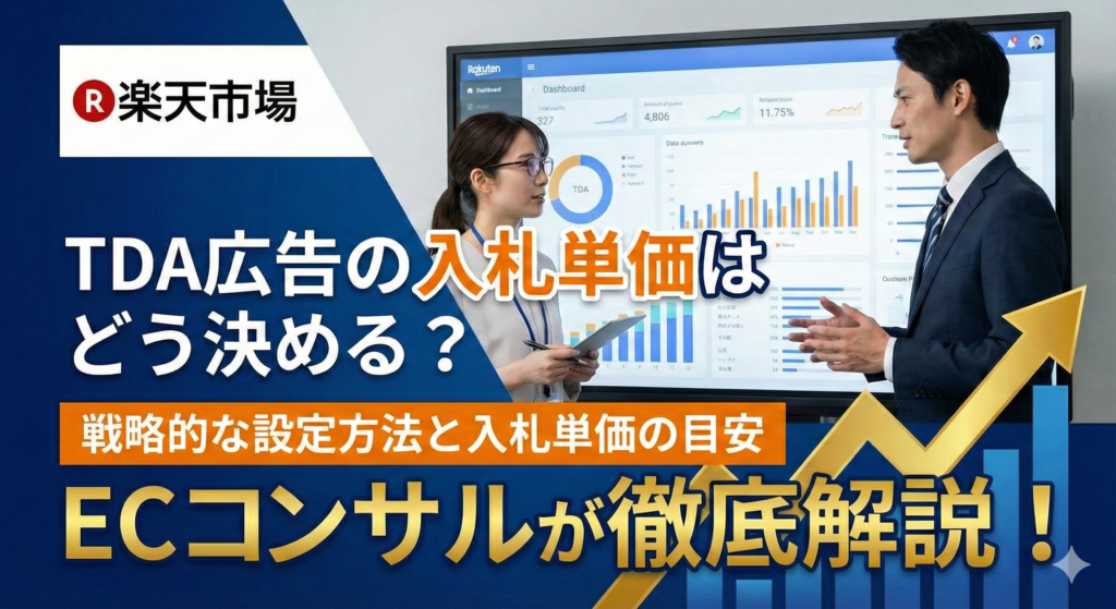TDA広告の入札単価はどう決める？戦略的な設定方法と入札単価の目安をECコンサルが徹底解説！
