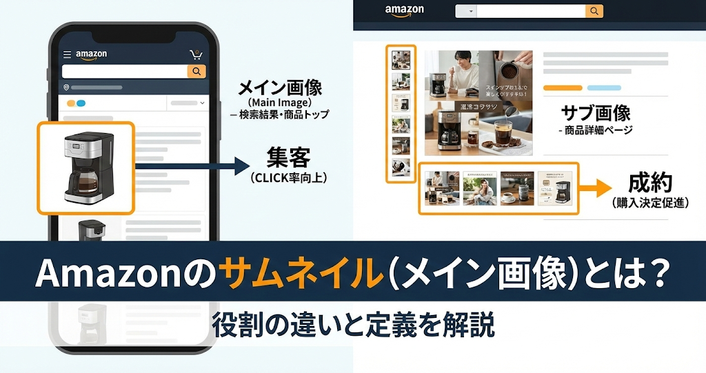 Amazonのサムネイル(メイン画像)とは?