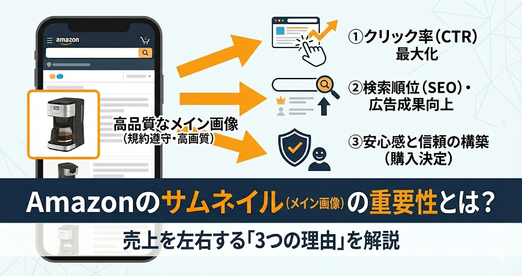 Amazonのサムネイル(メイン画像)の重要性とは?