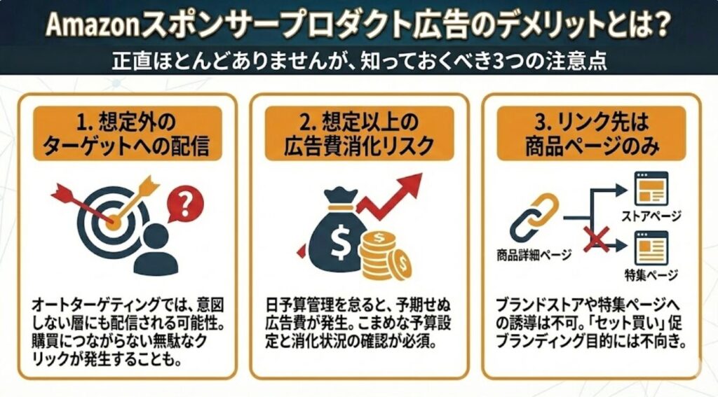 Amazonのスポンサープロダクト広告のデメリットとは?