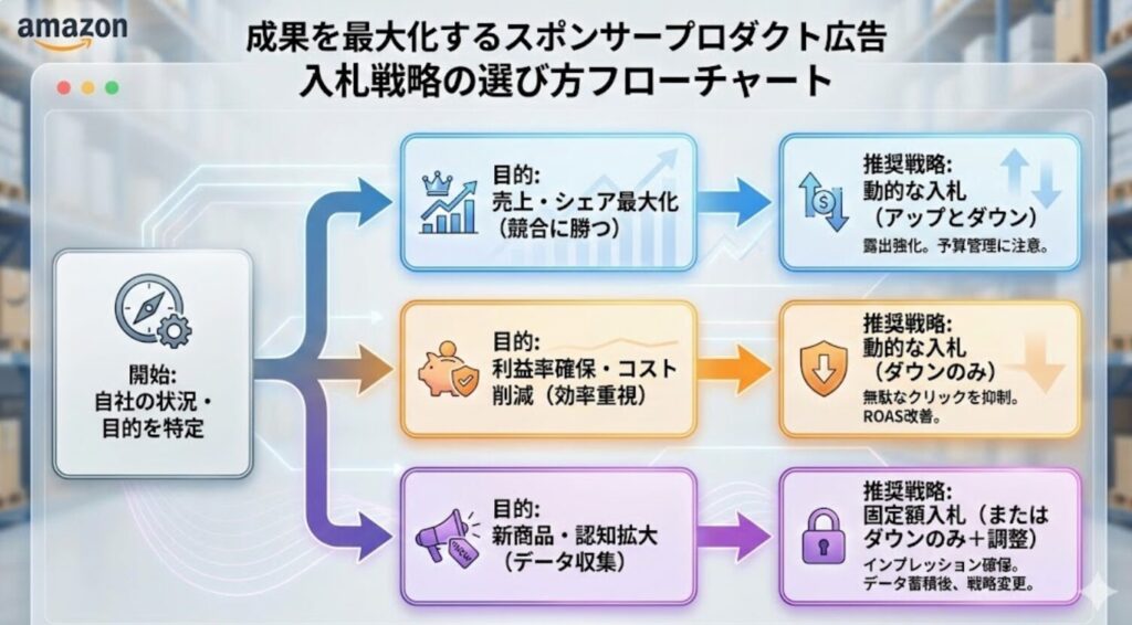 成果を最大化するスポンサープロダクト広告の入札戦略の選び方とは？