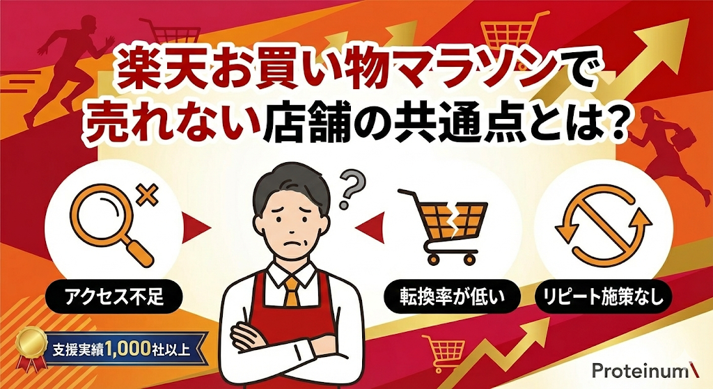 楽天お買い物マラソンで売れない店舗の共通点とは?