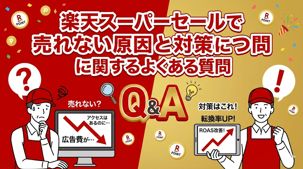 楽天スーパーセールで売れない原因と対策に関するよくある質問