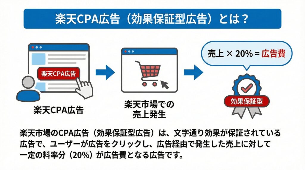 楽天CPA広告（効果保証型広告）とは？