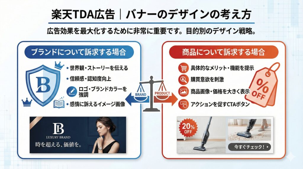 楽天TDA広告｜バナーのデザインの考え方