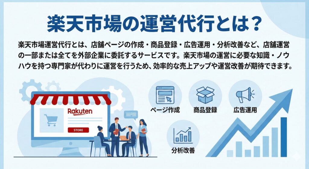 楽天市場の運営代行とは？