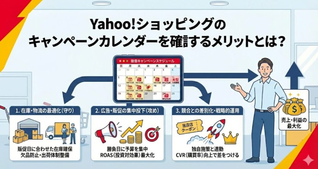 Yahoo!ショッピングのキャンペーンカレンダーを確認するメリットとは？