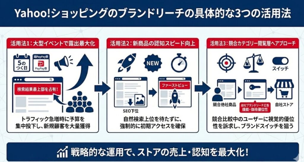 Yahooショッピングのブランドリーチの具体的な活用法とは？