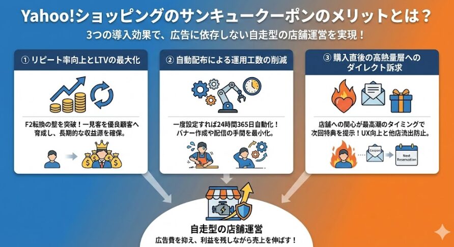 Yahoo!ショッピングのサンキュークーポンのメリットとは？