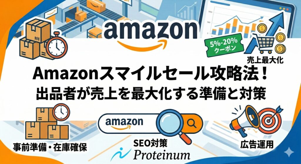 Amazonスマイルセール攻略法！出品者が売上を最大化する準備と対策