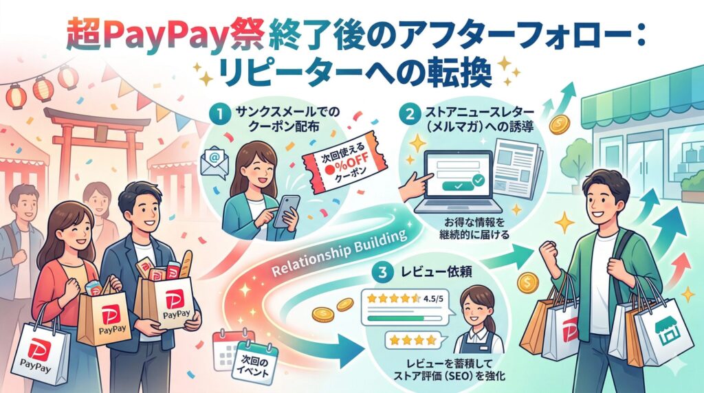 超PayPay祭終了後のアフターフォロー：リピーターへの転換