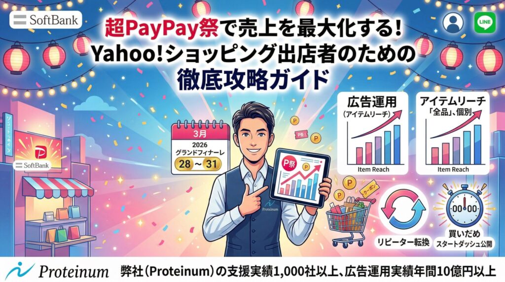 超PayPay祭で売上を最大化する！Yahoo!ショッピング出店者のための徹底攻略ガイド