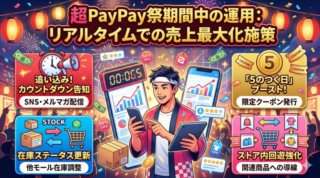 超PayPay祭期間中の運用：リアルタイムでの売上最大化施策