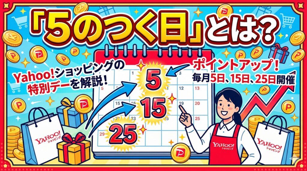 「5のつく日」とは?Yahoo!ショッピングの特別デーを解説!